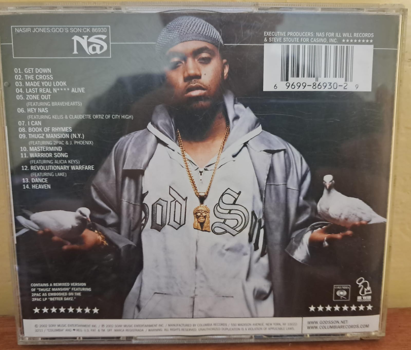 Nas – God's Son. Cd doble importado en excelente estado. formato muerto