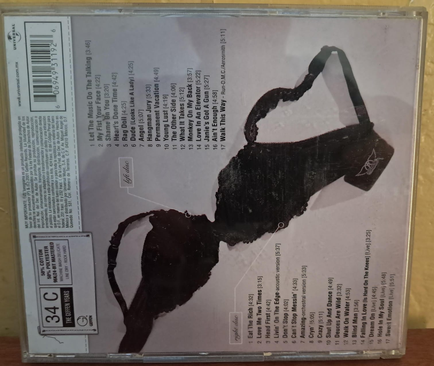 Young Lust: The Aerosmith Anthology [2CD excelente estado]. Aerosmith. formato muerto