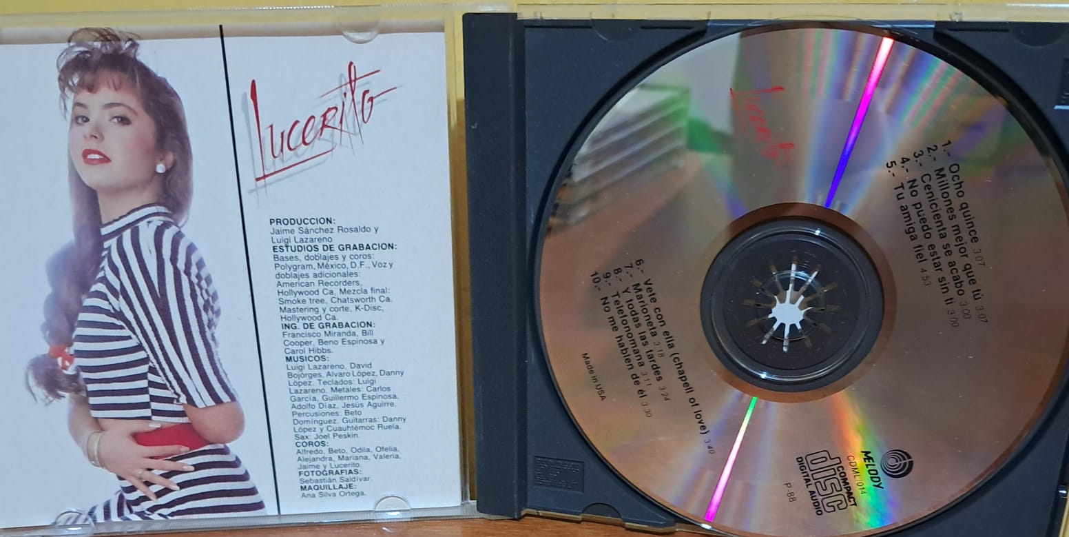 Lucerito – Lucerito. Cd nacional primera edición. formato muerto