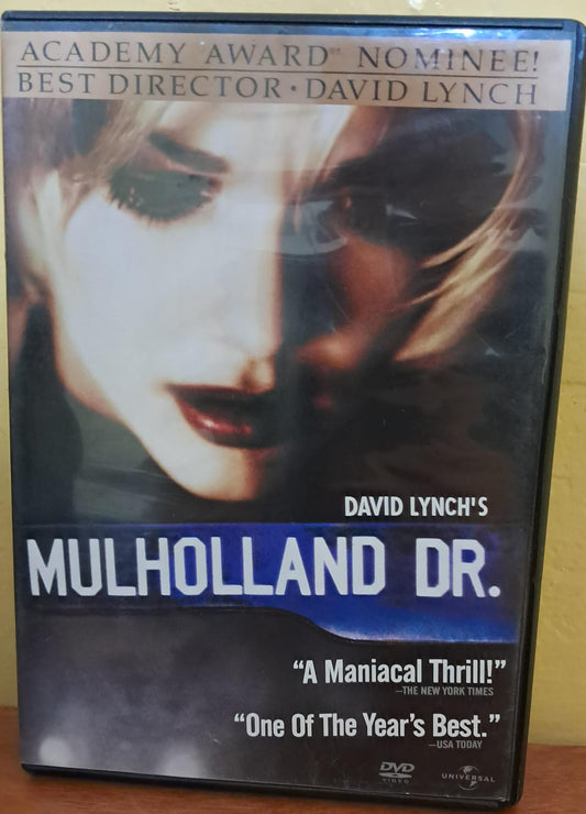 Mulholland Dr. (David Lynch). DVD importado. formato muerto