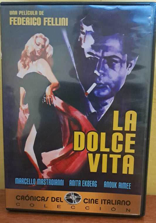 La Dolce Vita. Federico Fellini. DVD en buen estado. formato muerto