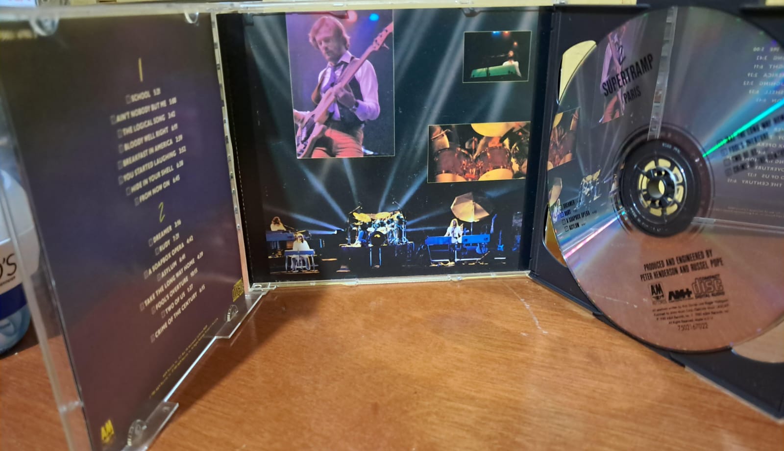 Supertramp - Paris. Cd doble importado en excelente estado. formato muerto