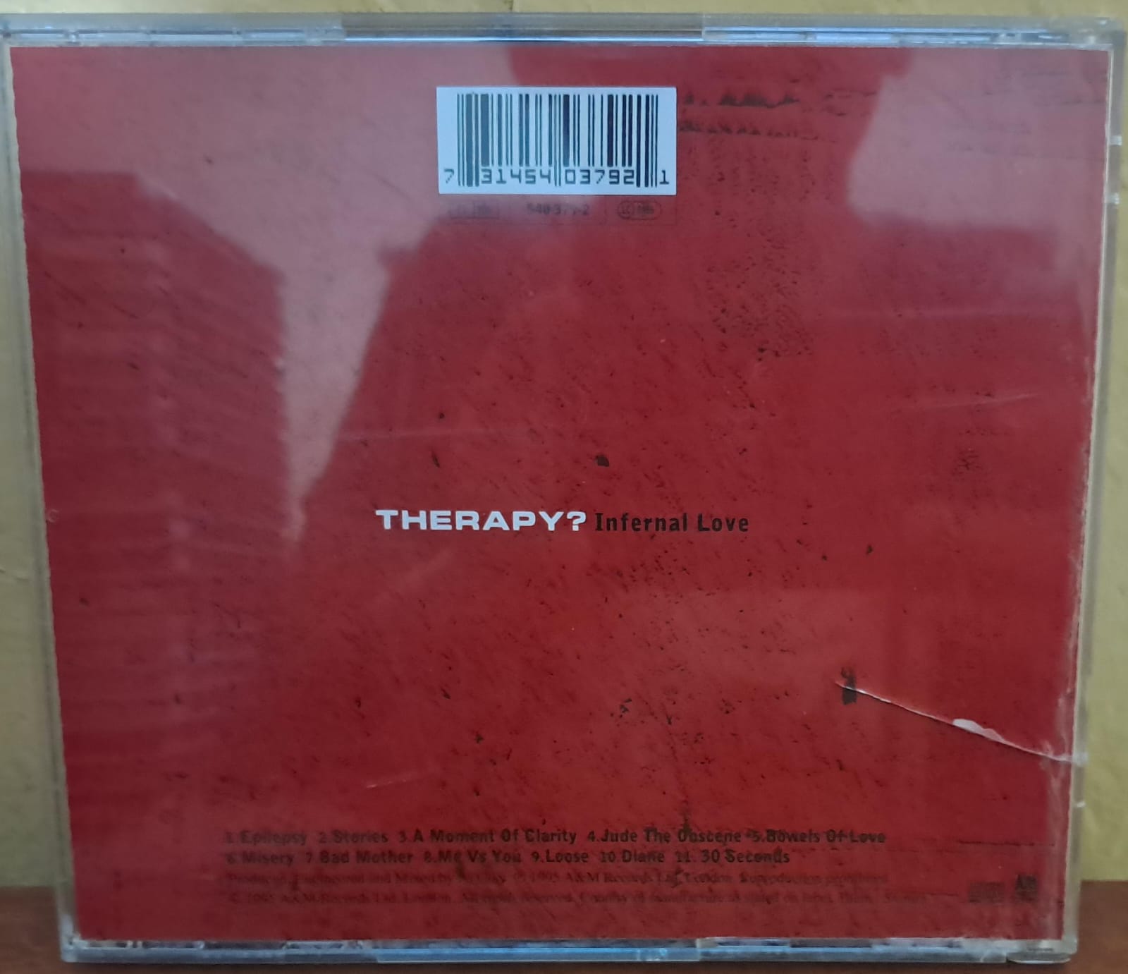 THERAPY? - Infernal Love. Cd en buen estado. formato muerto