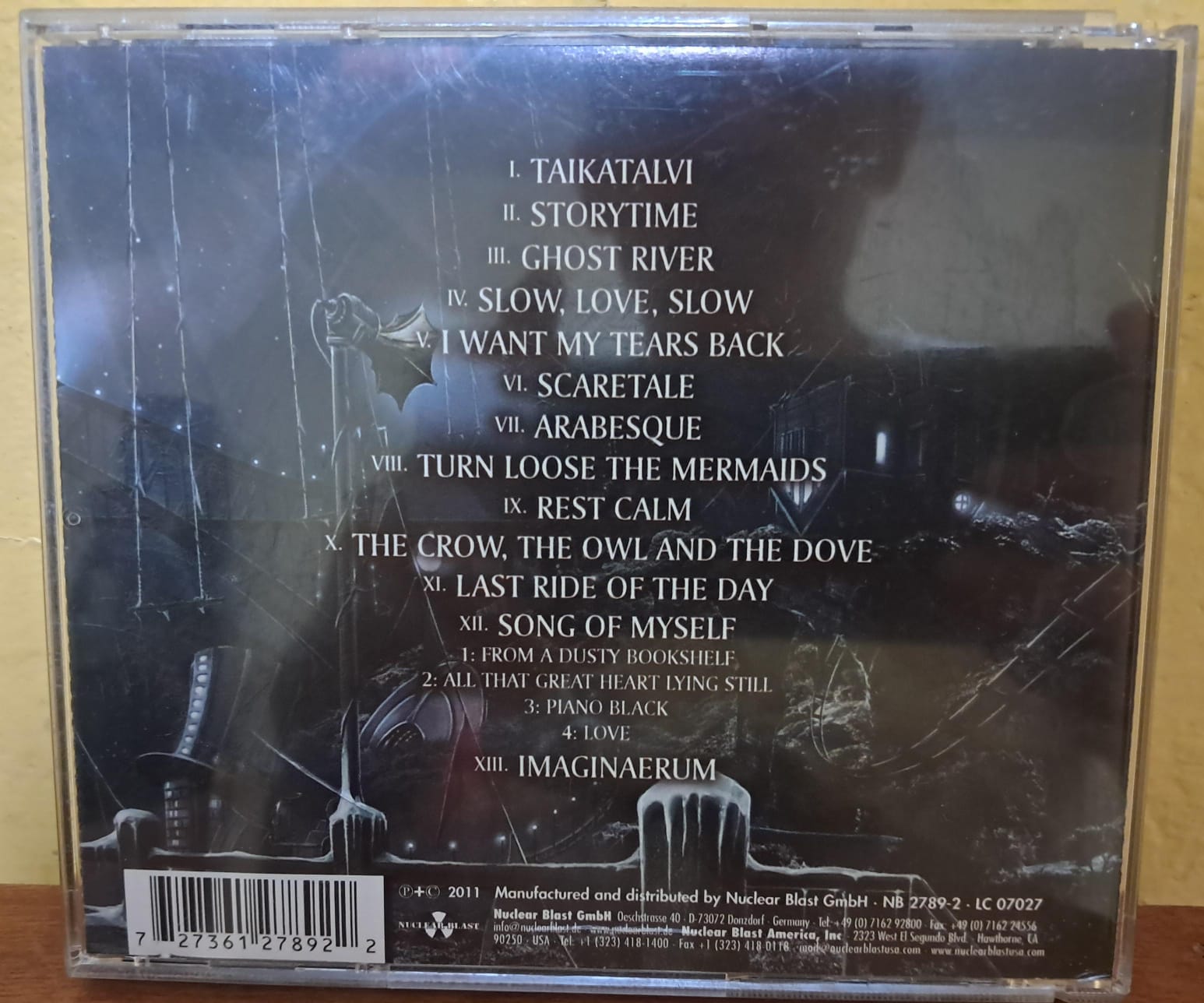 Nightwish – Imaginaerum. cd importado en buen estado. formato muerto