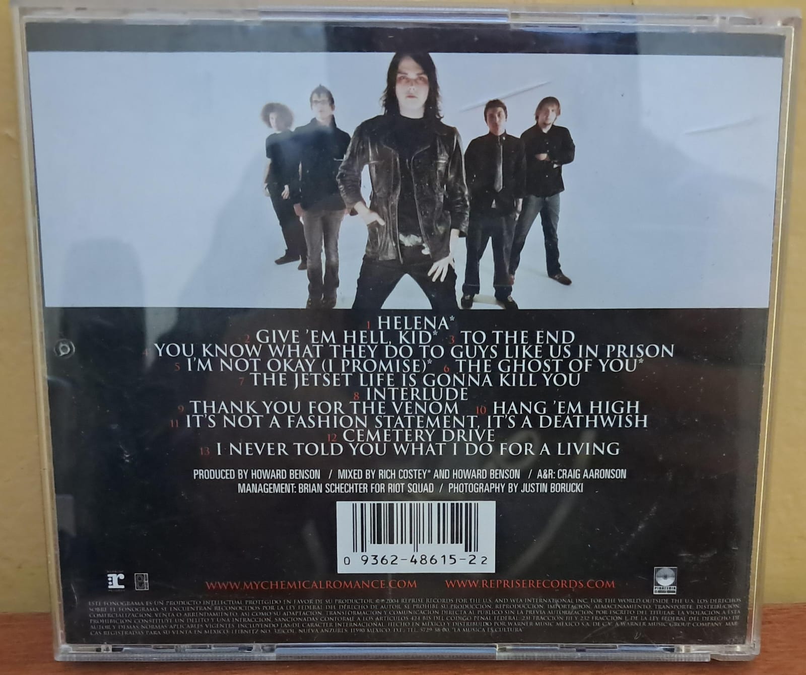 MY CHEMICAL ROMANCE – THREE CHEERS FOR SWEET REVENGE. Cd en buen estado. formato muerto