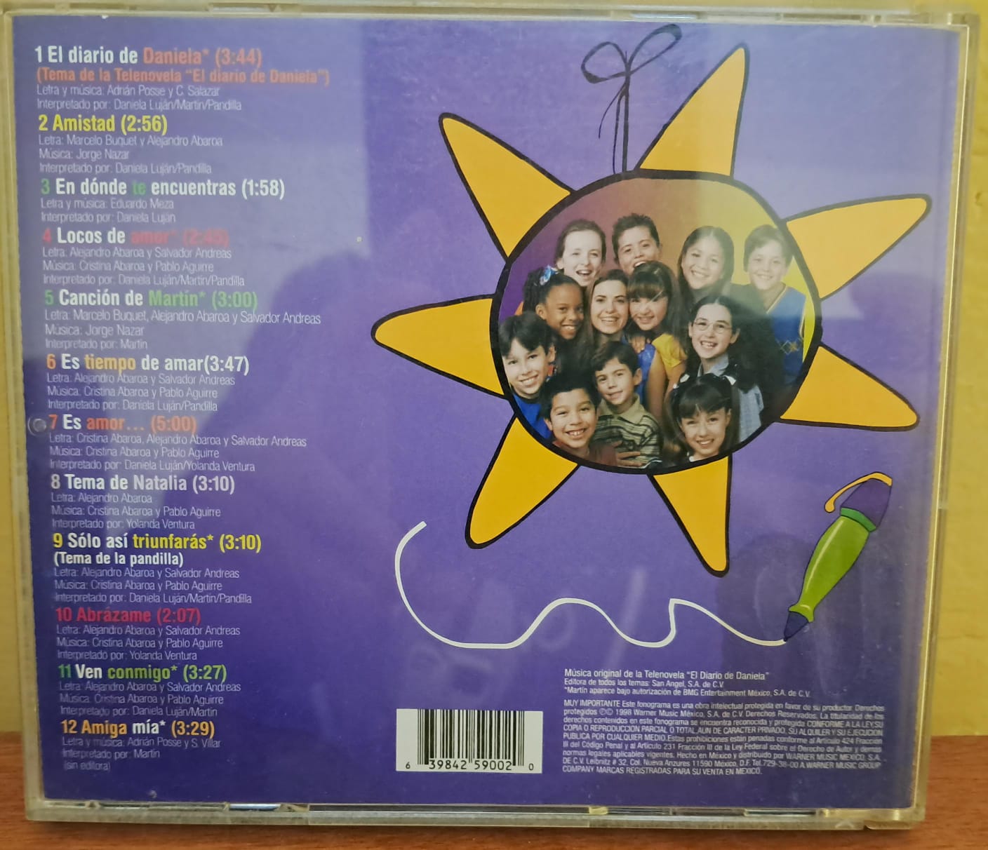 Varios – El Diario De Daniela. Cd en buen estado. formato muerto