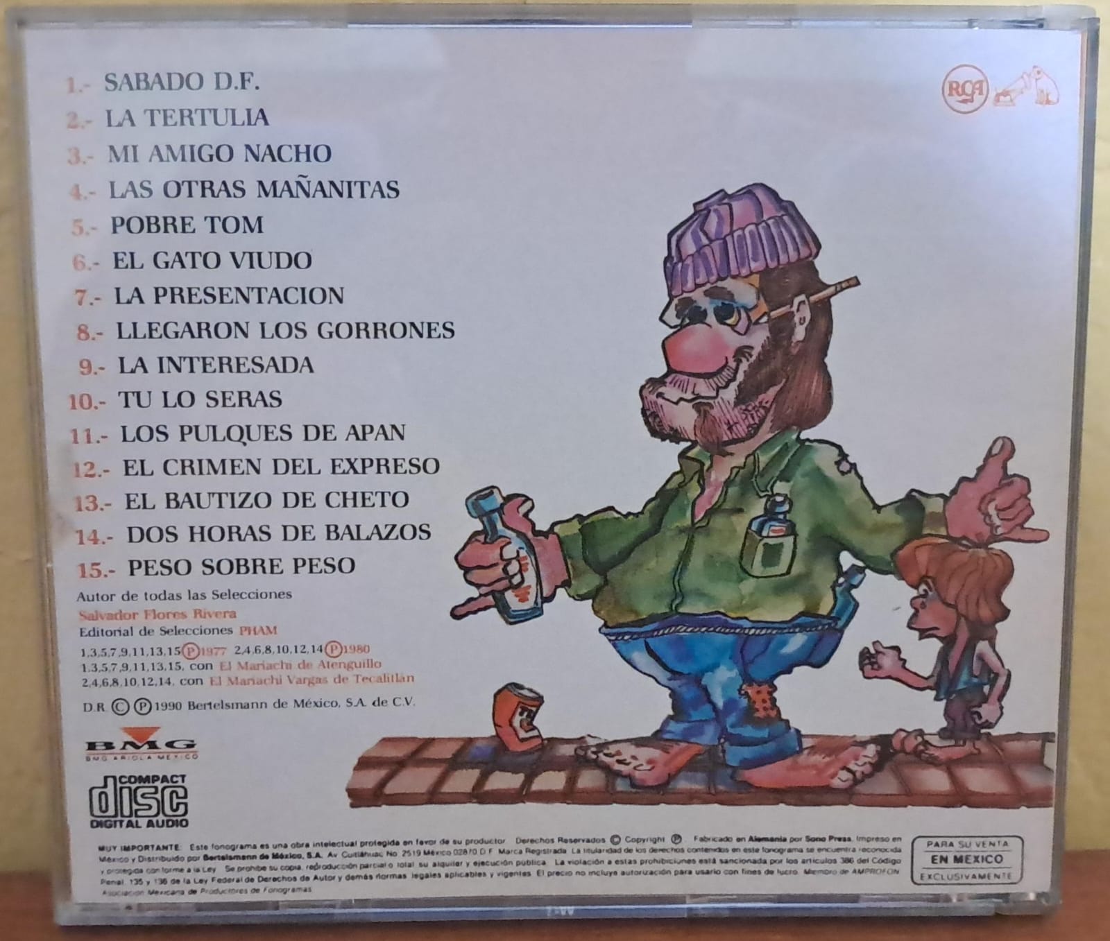 Salvador Flores y Fernando Rosas – Los Éxitos de Chava Flores. Cd en buen estado. formato muerto