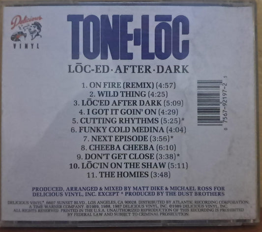 Tone Lōc – Loc’ed After Dark. CD con marcas de uso. format muerto