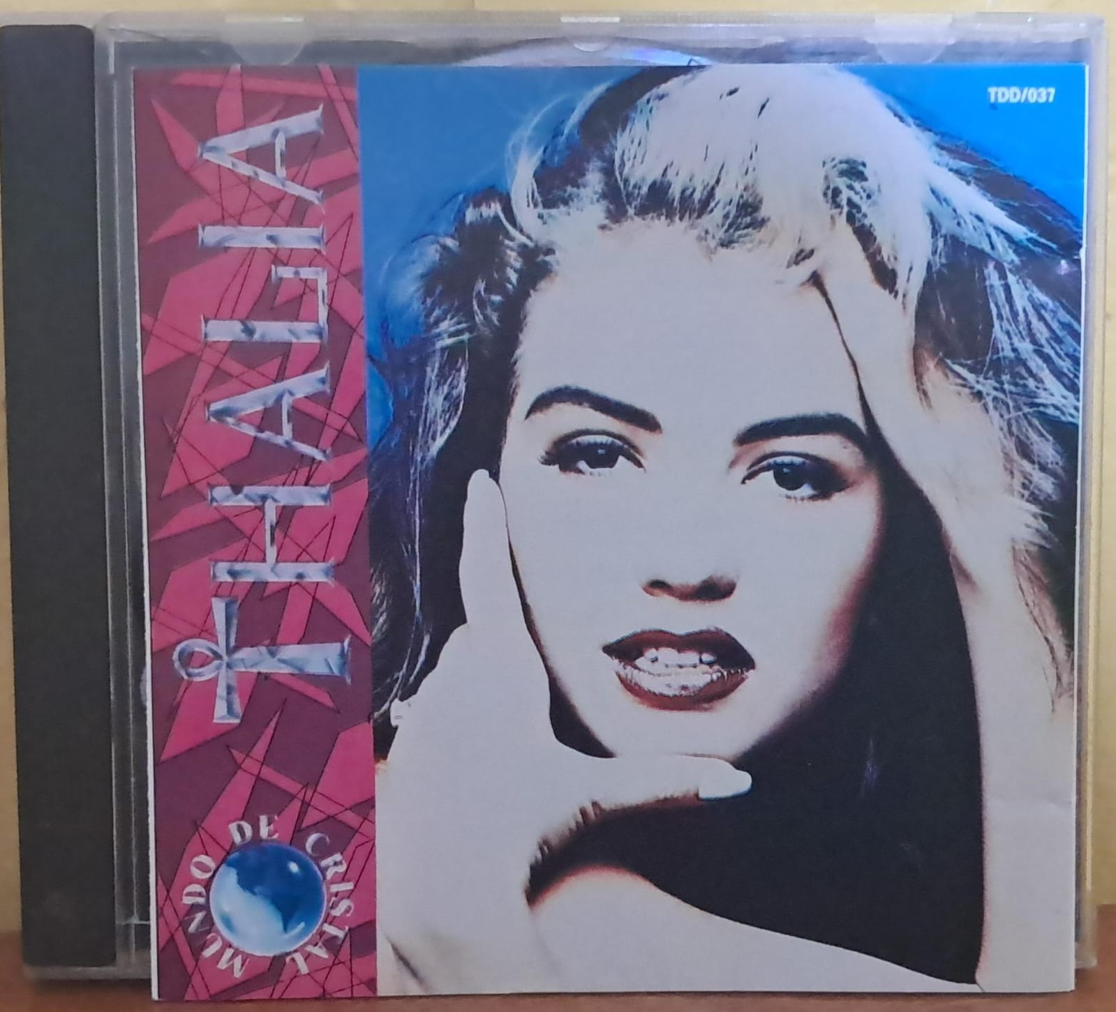 Thalia – Mundo De Cristal. Cd primera edición 1991. formato muerto