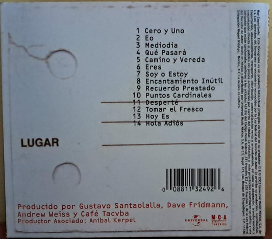 Cafe Tacuba. Cuatro Caminos. Cd primera edición digipack.  formato muerto