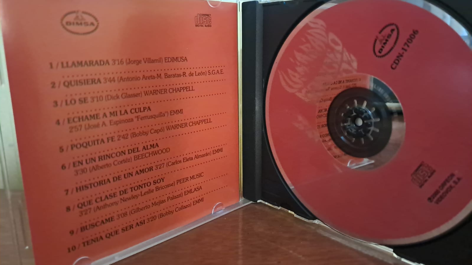 Manolo Muñoz – Llamarada. Cd en buen estado. formato muerto