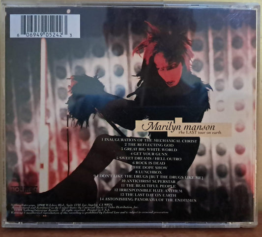 Marilyn Manson – The Last Tour on Earth. Cd en buen estado. formato muerto
