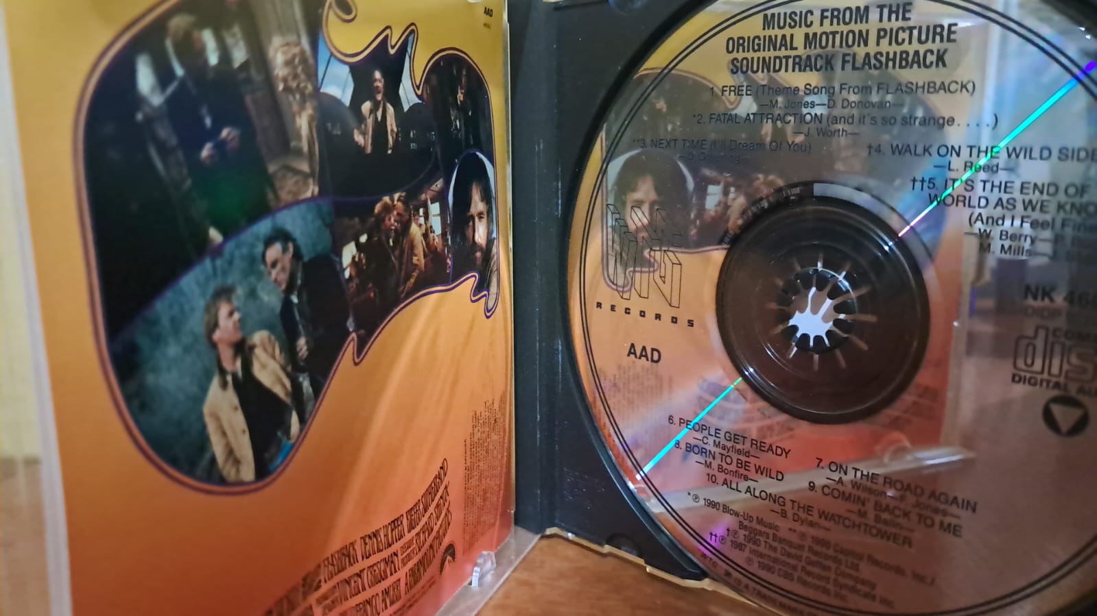 Varios – Flashback (The Original Motion Picture Soundtrack). Cd importado. formato muerto