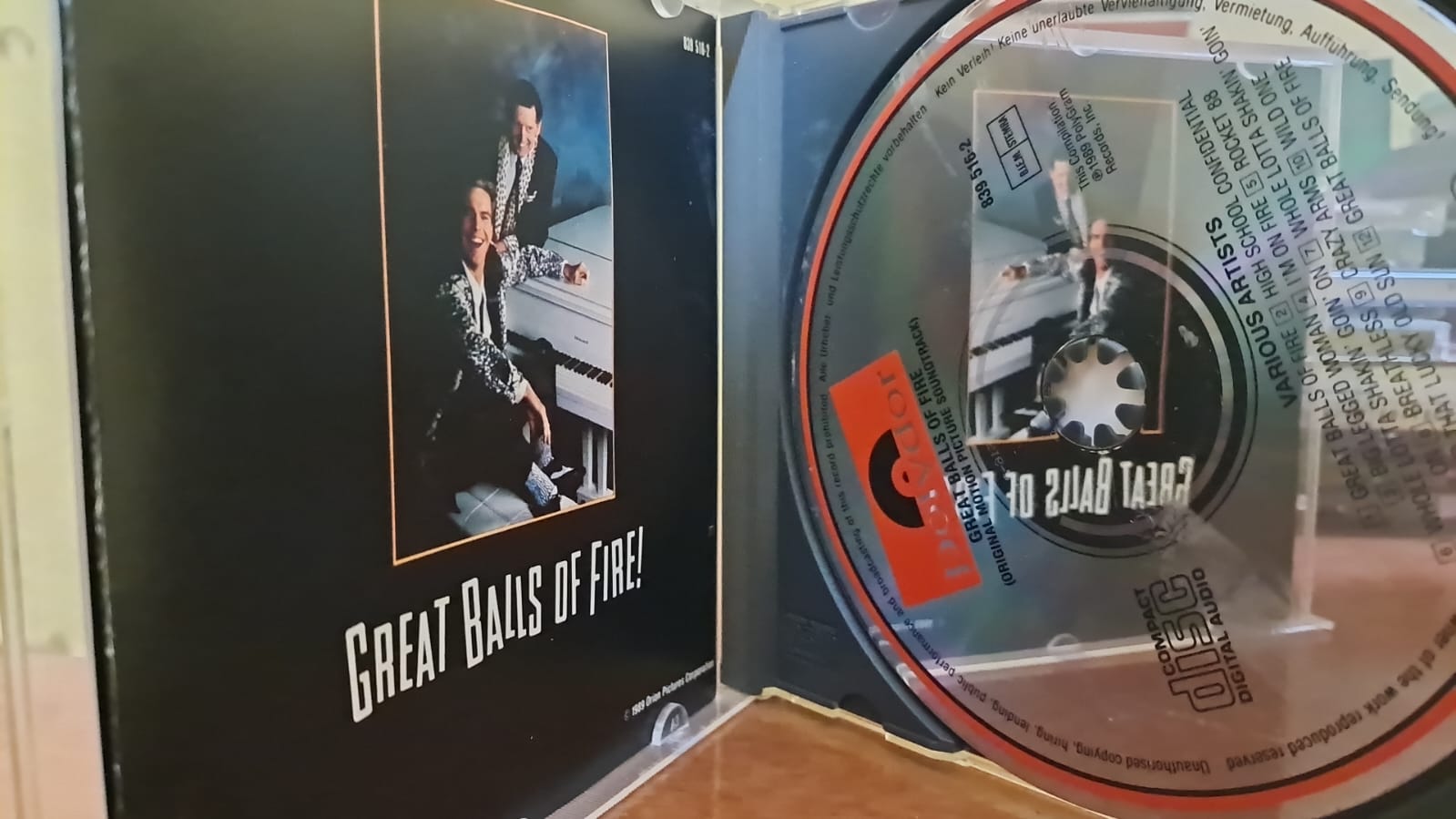 Varios – Great Balls Of Fire! (Original Motion Picture Soundtrack). Cd en buen estado. formato muerto