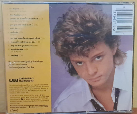 Luis Miguel '87 – Soy Como Quiero Ser. Cd importado en buen estado. formato muerto