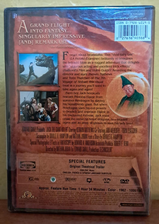 Jack the Giant Killer [DVD Importado]. Nuevo. formato muerto