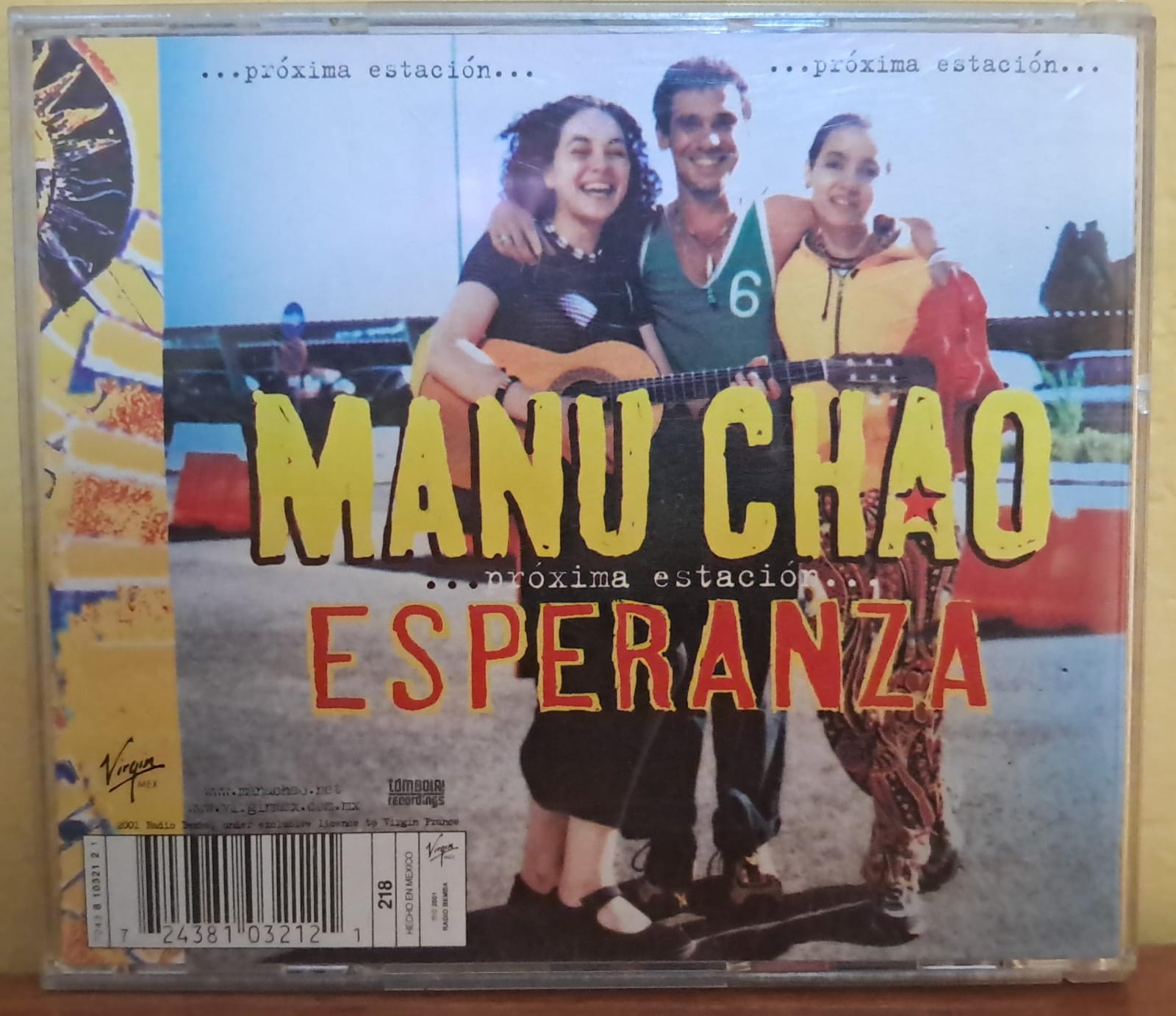 Manu Chao – Próxima Estación: Esperanza [CD + Minicd Remixes] En buen estado. formato muerto