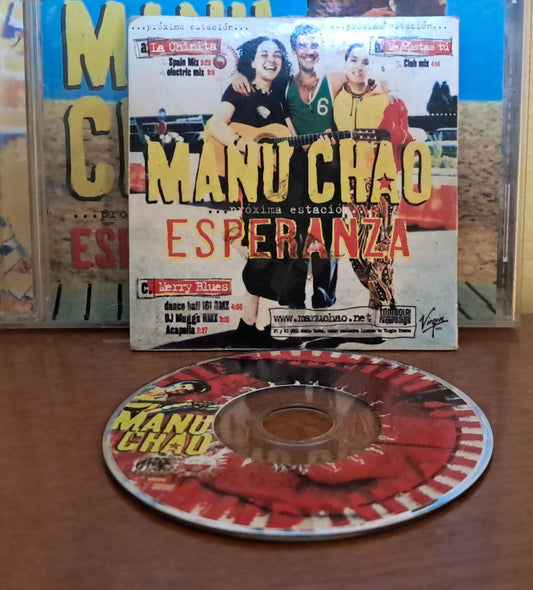 Manu Chao – Próxima Estación: Esperanza [CD + Minicd Remixes] En buen estado. formato muerto