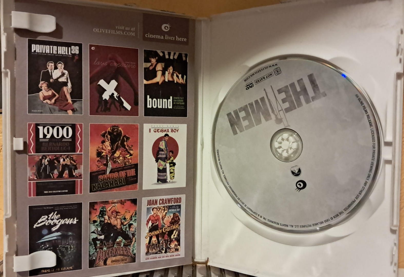 The Men – Marlon Brando [DVD Importado]. En buen estado. formato muerto