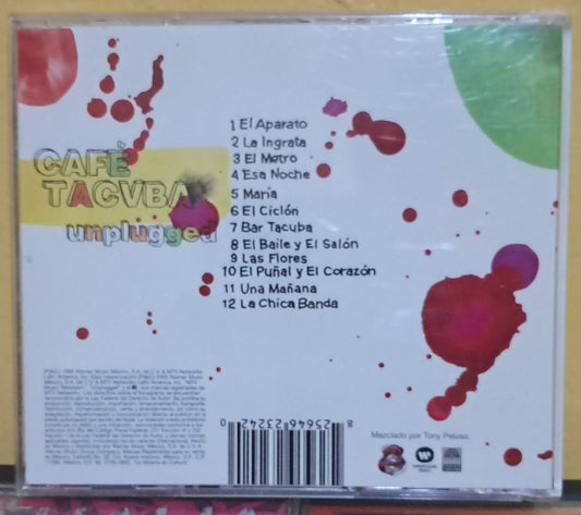 Café Tacvba – Unplugged. Cd 1ra edición excelente estado. formato muerto