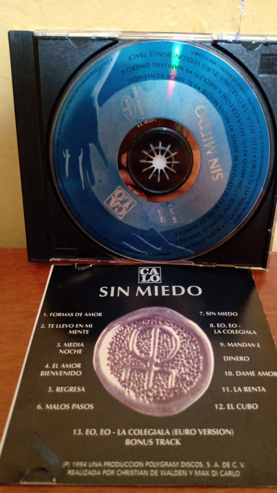 Caló – Sin Miedo. Cd excelente estado. formato muerto