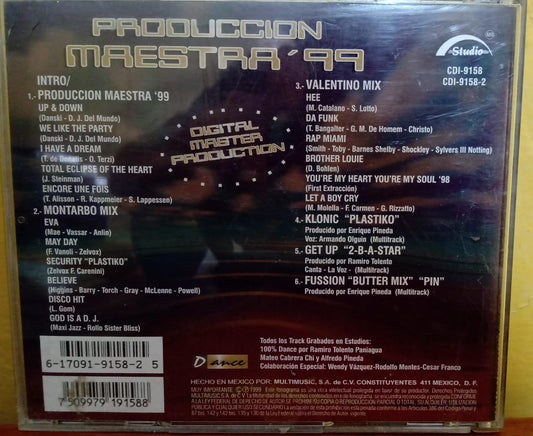 Producción Maestra 99. Montarbo.