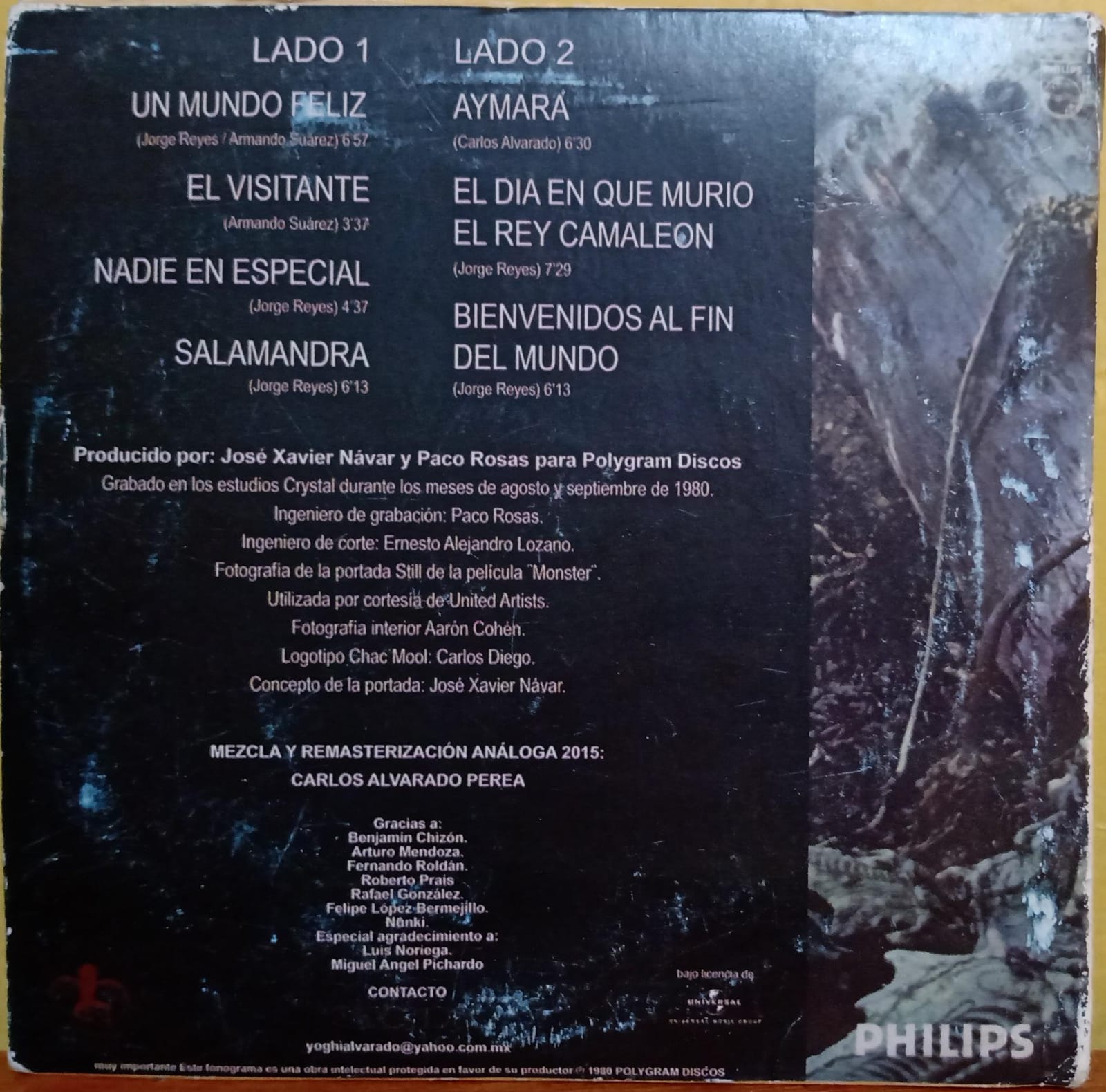 Chac Mool – Nadie En Especial. Cd. formato muerto