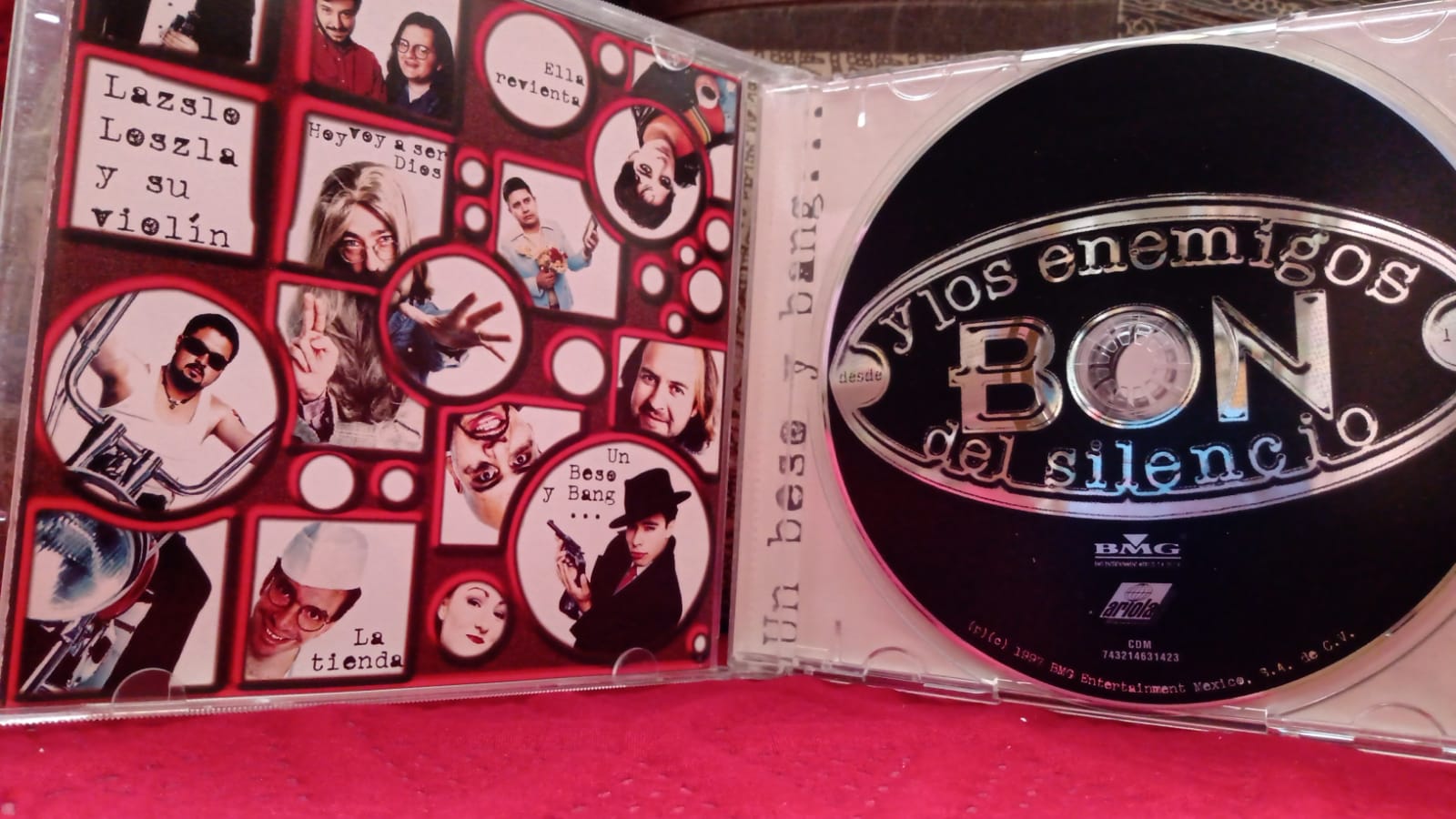 Bon Y Los Enemigos Del Silencio – Un Beso Y Bang... CD excelente estado. formato muerto tienda de cds en méxico
