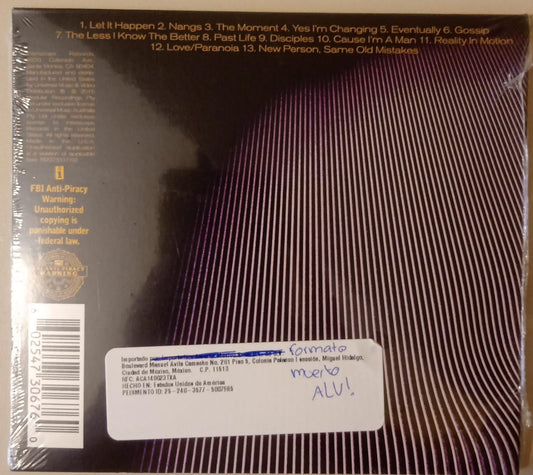 Tame Impala – Currents (CD importado nuevo). tienda de discos en méxico formato muerto