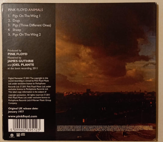 Pink Floyd – Animals (CD México excelente estado). ienda de cds en méxico formato muerto