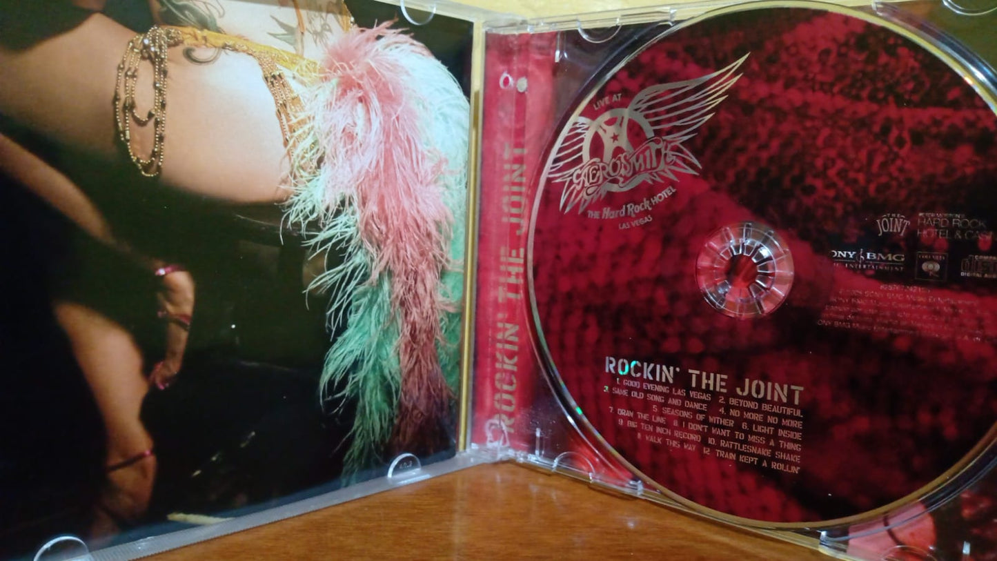 Aerosmith – Rockin' The Joint (Live at the Hard Rock Hotel, Las Vegas). Cd tiendas de discos en méxico formato muerto