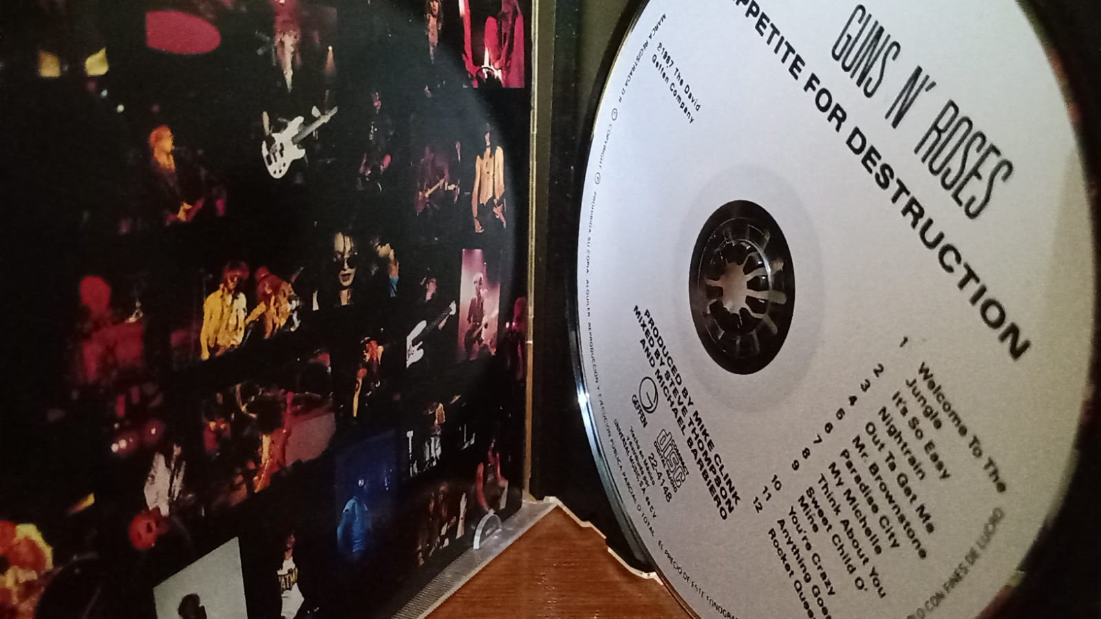 Guns N’ Roses – Appetite for Destruction. CD nacional. Excelente estado. tienda de cds en méxico formato muerto