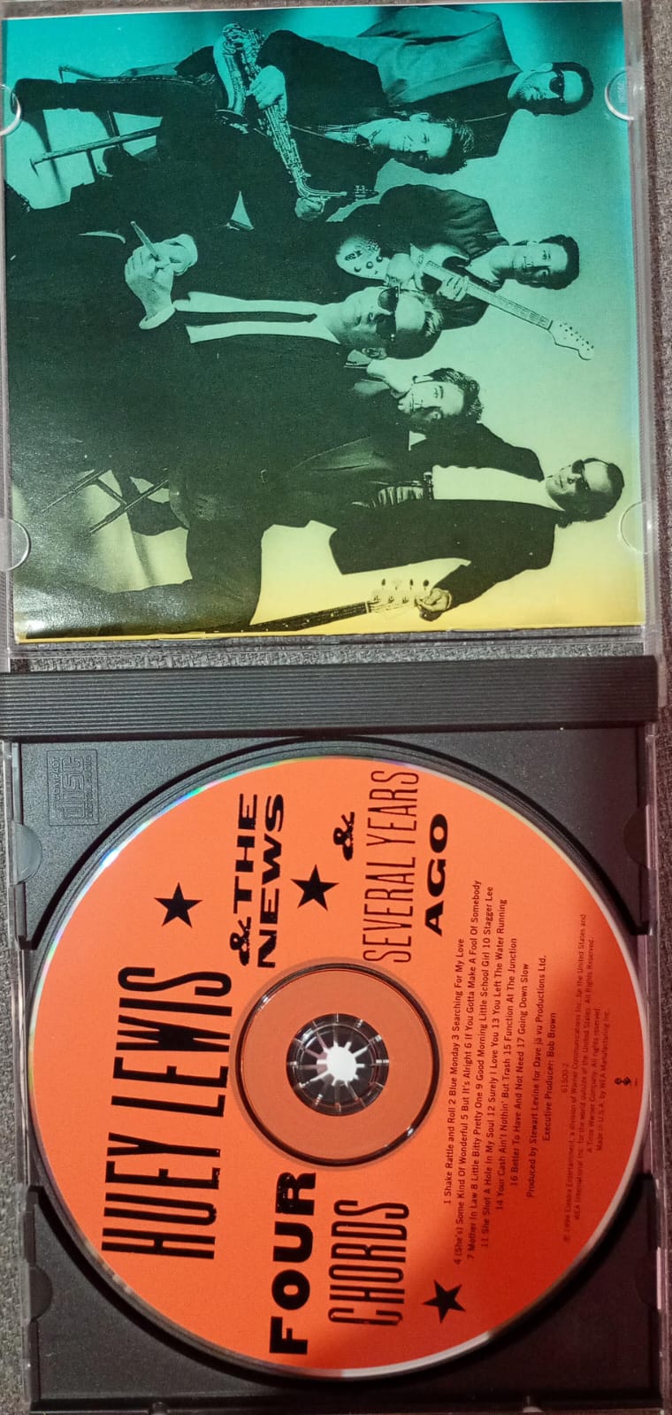 Huey Lewis &amp; The News – Four Chords &amp; Several Years Ago (CD importado, excelente estado) tienda de discos en méxico formato muerto