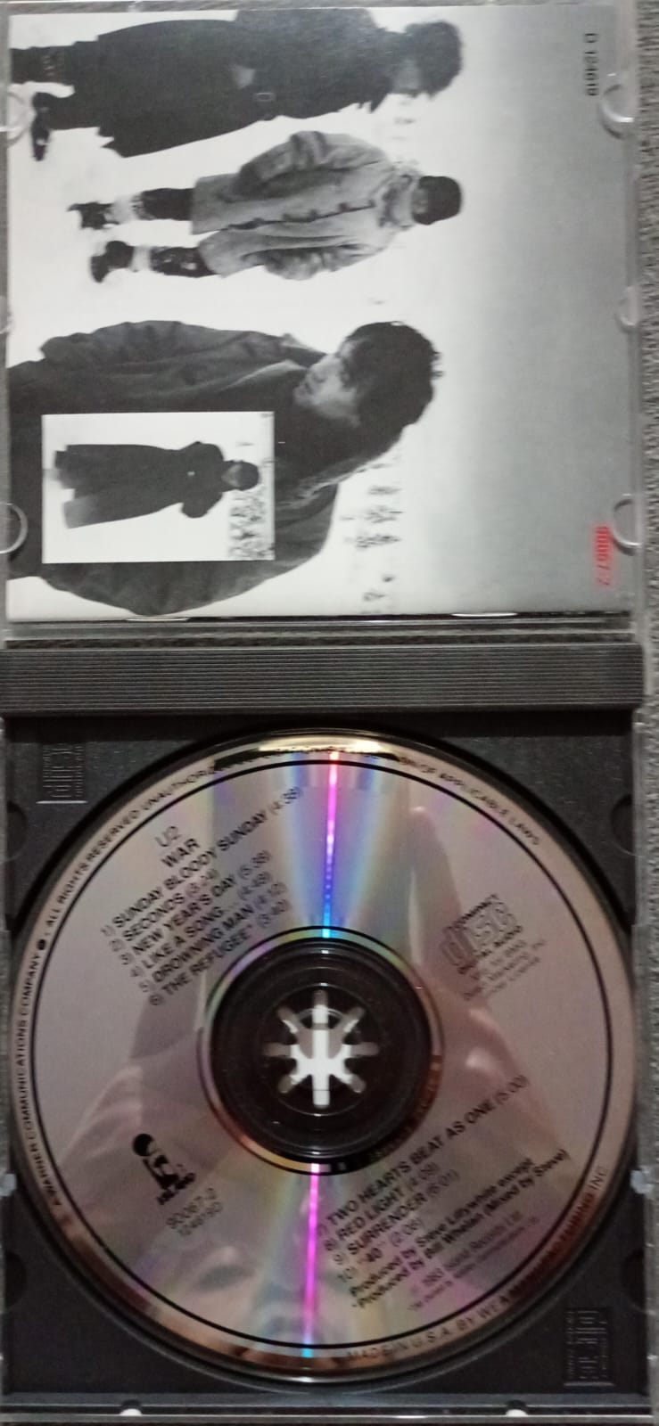 U2 – War (CD importado, excelente estado). tienda de discos en méxico formato muerto
