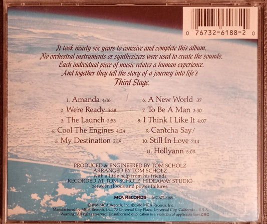 Boston – Third Stage (CD importado, excelente estado). tienda de discos en méxico formato muerto