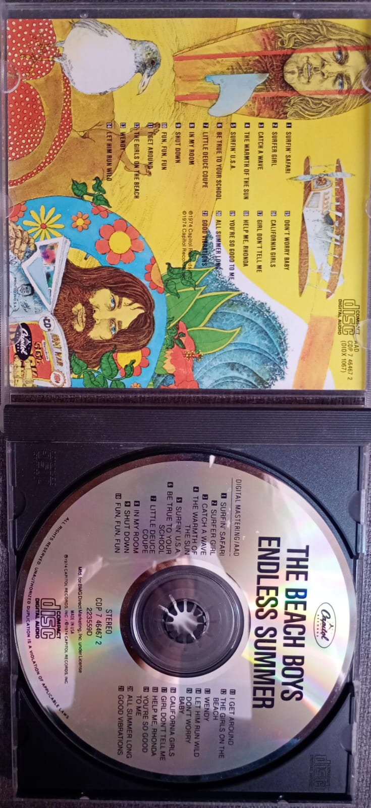 The Beach Boys – Endless Summer (CD importado, excelente estado) tienda de discos en méxico