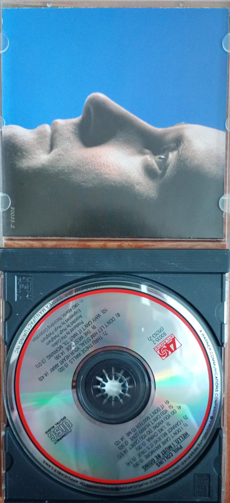 Phil Collins – Hello, I Must Be Going! (CD importado, en excelente estado).  tienda de discos en méxico