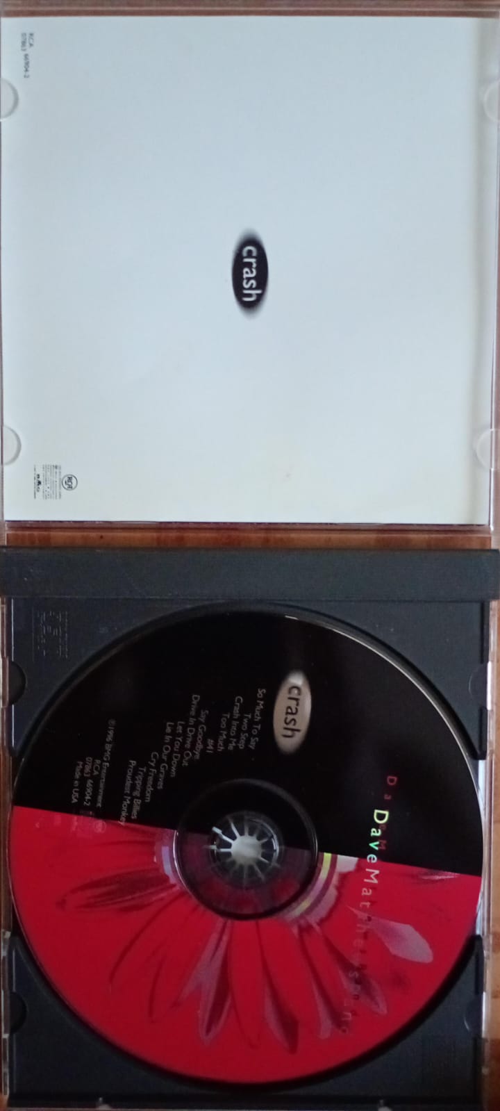 Dave Matthews Band – Crash (CD importado, en excelente estado). tienda de discos en méxico formato muerto