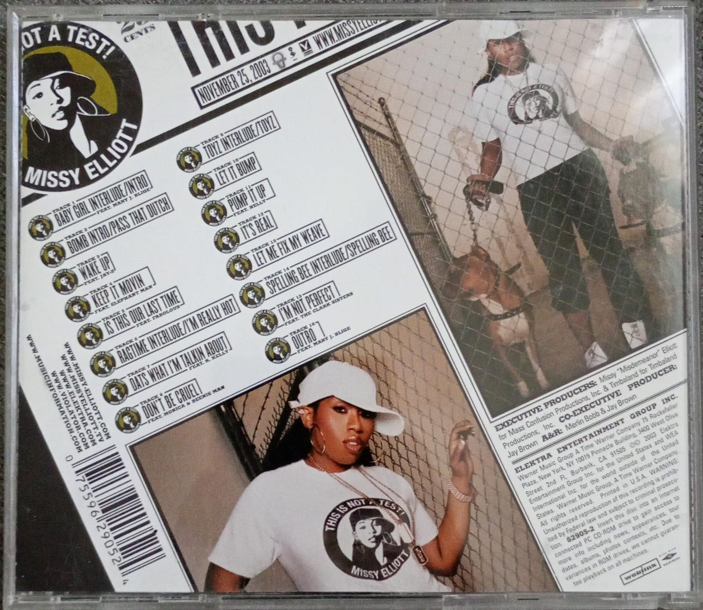 Missy Elliott – This Is Not a Test! (CD importado, en excelente estado). tienda de discos en méxico formato muerto