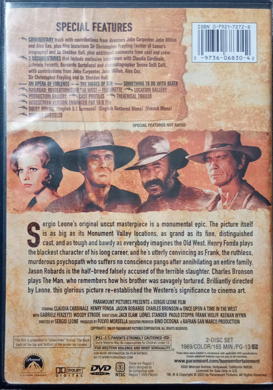 Once Upon a Time in the West [DVD doble importado]. tienda de dvds en mexico