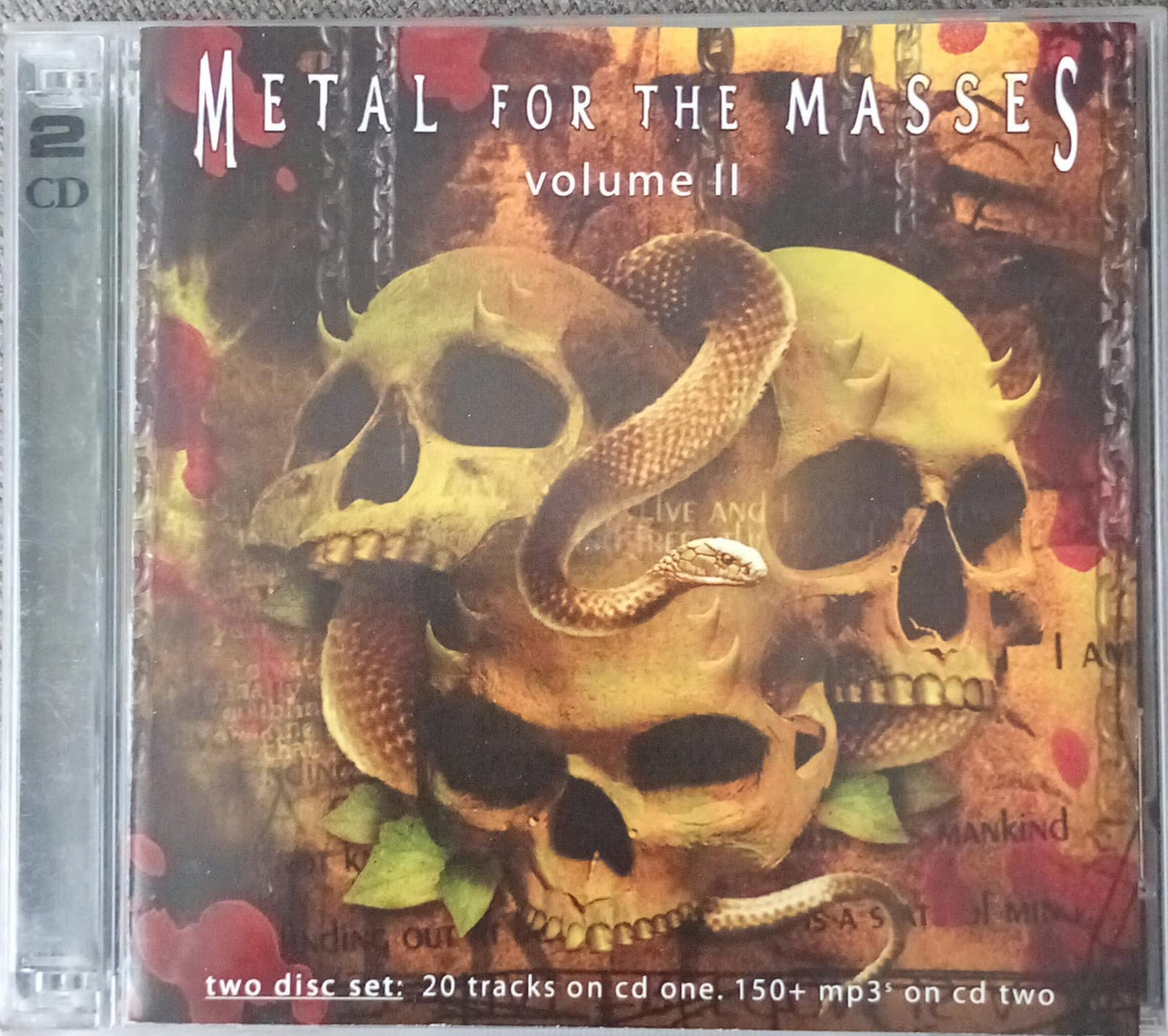 Varios – Metal For The Masses Volume II. Cd doble importado. tienda de discos formato muerto
