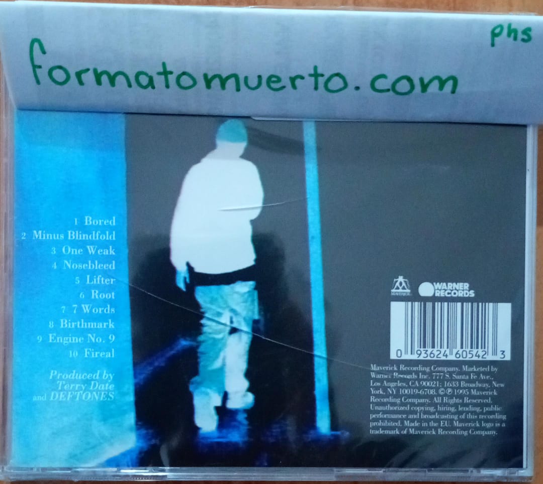 Deftones – Adrenaline (CD Importado, Nuevo). tienda de discos en méxico formato muerto