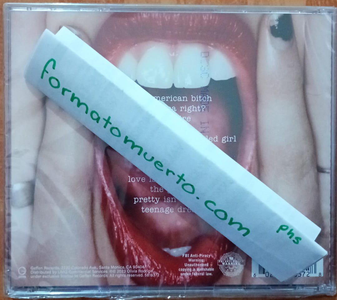 Olivia Rodrigo – GUTS (CD Importado, Nuevo). tienda de discos en méxico formato muerto