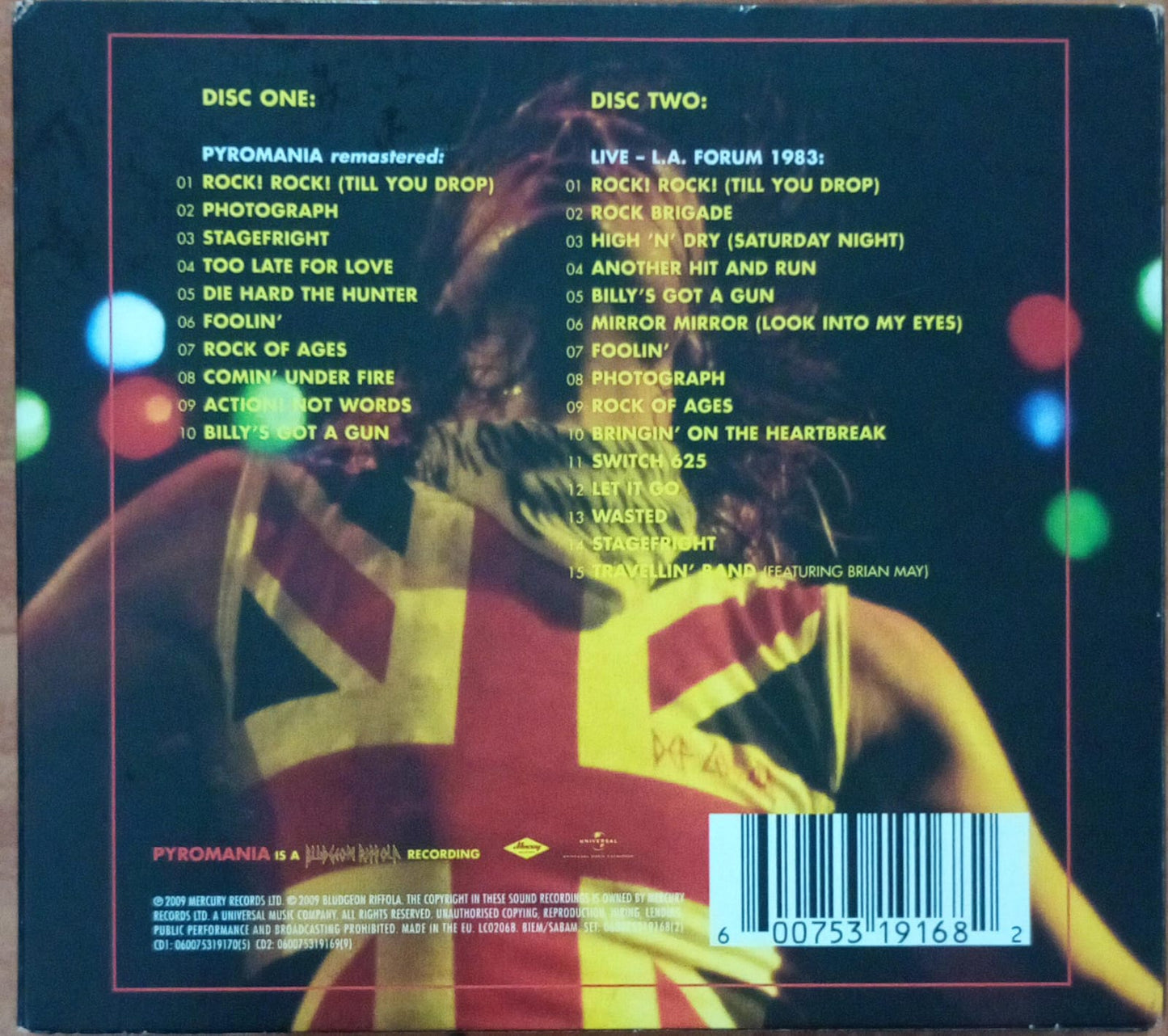 Def Leppard – Pyromania (2 CD Deluxe Edition, Importado). tienda de discos formato muerto