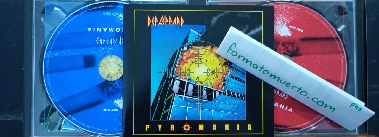 Def Leppard – Pyromania (2 CD Deluxe Edition, Importado). tienda de discos formato muerto