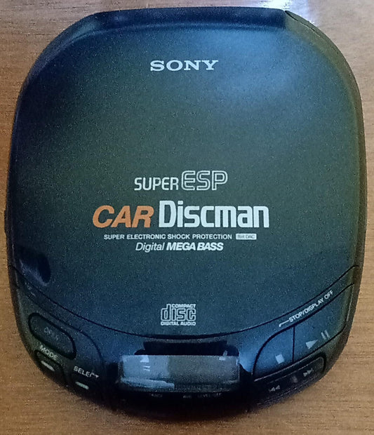 Sony D-838K Car Discman Portable CD Player funcional. Leer descripción. tienda de discos formato muerto