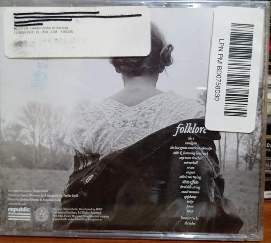 Taylor Swift – Folklore (CD Nuevo Importado) tienda de discos en méxico formato muerto