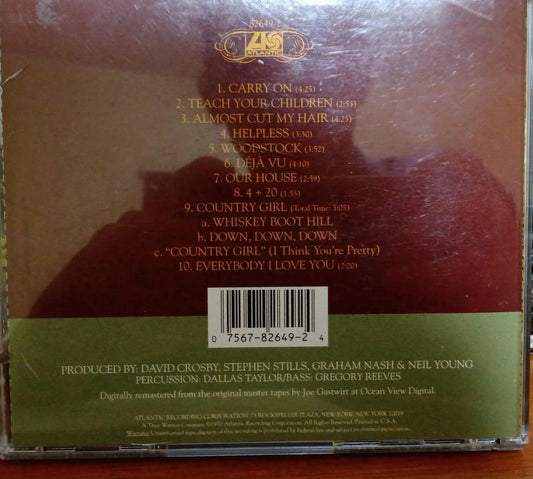 Crosby, Stills, Nash & Young – Déjà Vu. CD. Importado. Excelente estado. tienda de discos en méxico formato muerto