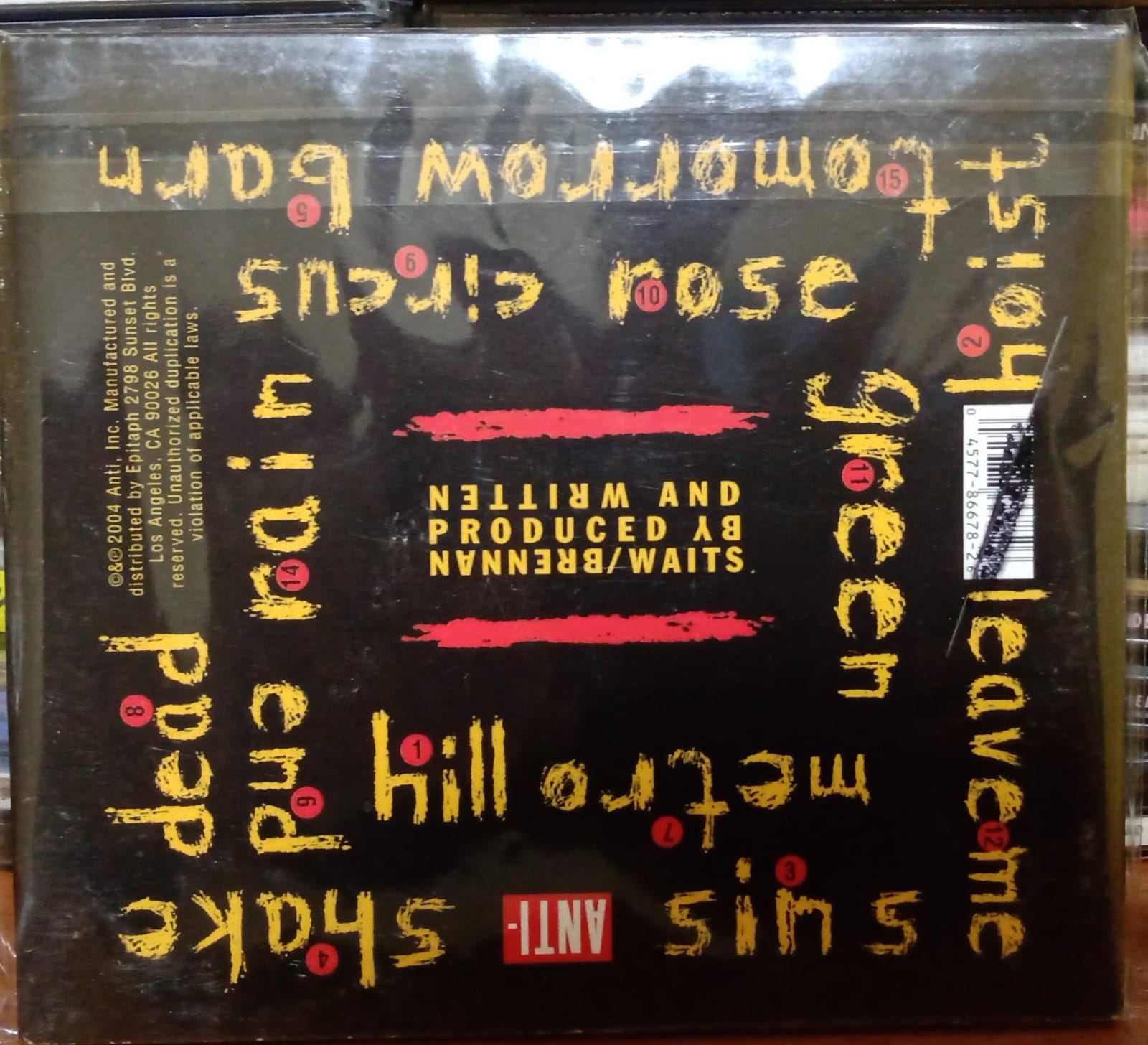 Tom Waits – Real Gone. CD. Importado. Excelente estado. tienda de discos en méxico formato muerto