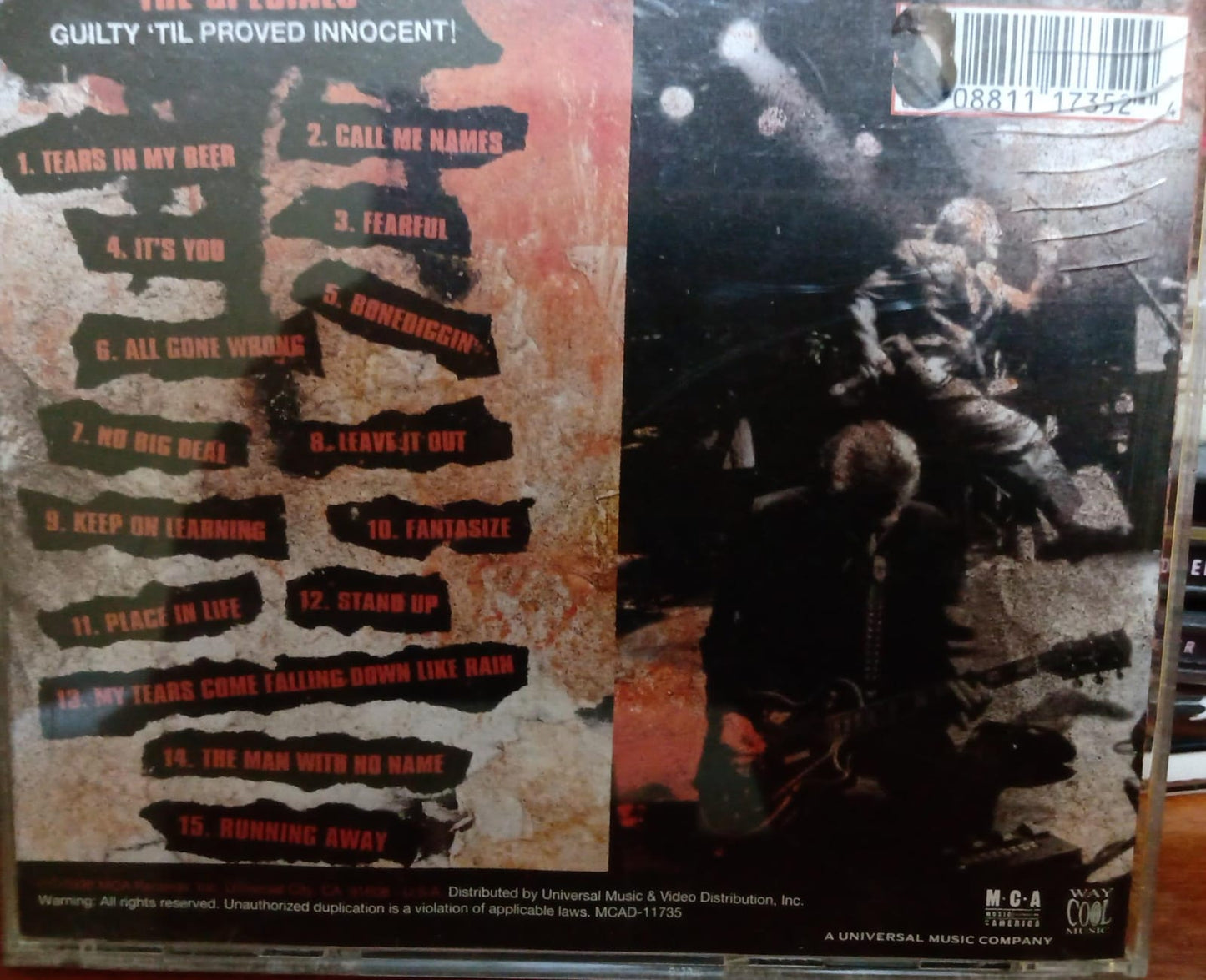 The Specials – Guilty 'Til Proved Innocent! [Importado | CD | Excelente estado]. tienda de discos en méxico formato muerto